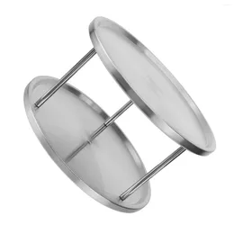 Dinnerware Sets Stainless Steel Cookie Tray Cupcake Holder Stand Display Candy Dish Wedding