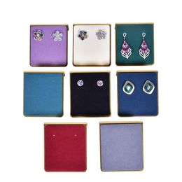Boxes Metal Super Fibre Jewellery props earrings display creative Bevelled Jewellery rack display accessories rack