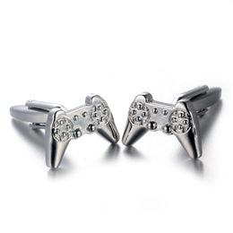 A Pair Of Interesting Silver Plated Gamepad Cufflinks For Men