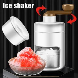 Ice Cream Tools Hand Block Shaving Machine Household Small Maker Slush Breaking Artefact Soft Crusher Stall Snow 230520