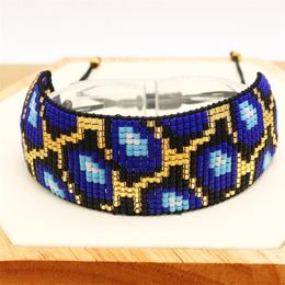 Bangle ZHONGVI MIYUKI Bracelet Leopard Bracelets Bohemian Fashion Summer Jewelry Women Pulsera Mujer 2021 Handmade Loom Woven