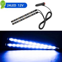 Bar Car Led Car Interior Backlight Ambient Mood Foot Light with Cigarette Lighter Decorative Atmosphere Lamp Auto Accessories 12v 3660