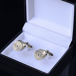 2023 High Quality Finished Bronze Cufflinks Hand Carved French Cufflinks Cufflinks Shirt Cufflinks Gift Box