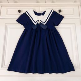 23ss kids Designer brand dress girls Fashion Round neck Colour rainbow dresses all Colour logo printing dresss High quality shirt skirt Baby Clothes v5c3#