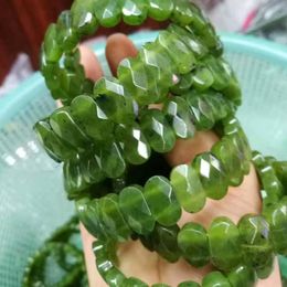 Crystal Natural Canada jades beads bracelet natural GEM stone bracelet DIY Jewellery for woman for gift wholesale !