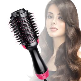 Curling Irons Hair Dryer Air Brush Styler and Volumizer Women Multifunctional Straightener Curler One Step Electric Blow 230520