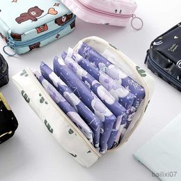 Cosmetic Bags Cases Korea Women Girl Bear Cosmetic Cases Makeup Organiser Ladies Travel Cute Sanitary Napkin Lipstick Toiletries Beauty Storage Bag