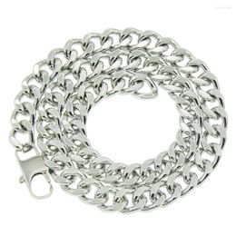 Chains Europe And The United States Ins Cold Scenery Face Cuban Chain Necklace Tide Personality Stainless Steel Jewellery