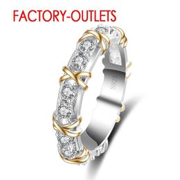 Rings New Fashion Jewellery 925 Sterling Silver Ring Bridal Set Classic Style CZ Cubic Zirconia Women Girls Anniversary Engagement