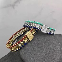 Bangle New Fashion Wide Rope Crystal Bracelet For Women Party Zirconia Bracelets Sisters Birthday Jewelry Silver Gift Zk35