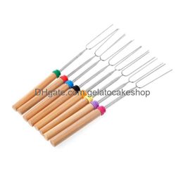 Other Kitchen Dining Bar Stainless Steel Bbq Marshmallow Roasting Sticks Extending Roaster Telesco Drop Delivery Home Garden Kitch Dhvqd