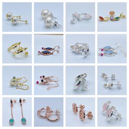 Stud 2022 New With Sterling Silver Earrings Jewelry Wholesale Holiday Gift Custom Factory Wholesale Products Toss Bear