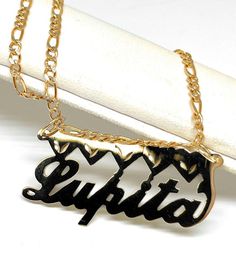 Necklaces Customised Name Necklace For Women Personalised Name Jewellery 18K Gold Plated Pendant For Her Accessories Charm Birthday Gift