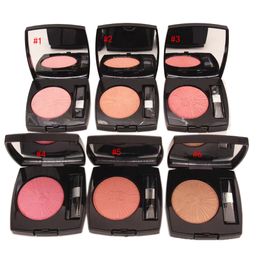 Face blusher naturally 6 shades Poreless finish airbrush brightening blush highlight Blusher High Quality