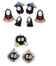 charms 100 pcs cartoon My Neighbor Totoro Necklace/Bracelet/Earrings Pendants DIY Jewelry Making Accessories