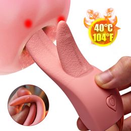Adult Toys Realistic Double Tongue Licking Vibrators Sex Toys G Spot Clitoris Stimulator Adult Toys for Women 18+ Rechargeable Sex Machine 230519