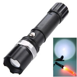 Zoom Glare Flashlight LED Riding Dimming Outdoor Illumination Charging Kit Outdoor Lighting Self-Defense Equipment
