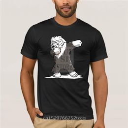 Men's T Shirts Summer Fashion Shirt Cute Dabbing Old English Sheepdog Dog Funny Gift Male Low Price Steampunk Colour For Men