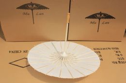 Top Wedding Paper Umbrellas Parasols Handmade Plain Chinese Mini Craft Umbrella For Hanging Ornaments Diameter:20-30-40-60cm