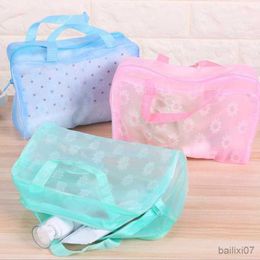 Cosmetic Bags Cases New Travel Portable Cosmetic Bag Women Zipper Clear Makeup Bags Case Travel Make Up Organizer Storage Toiletry Wash Bag