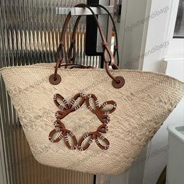 Basket Bag Large Capacity Straw Woven Women Bag 2023 New Versatile Shoulder Bag Fashion Woven Handbag Tote Bag Summer Beach Bag stylisheendibags