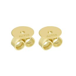 Polish Sinya 18k Gold Earring Plug Finding Back Clasp Au750 Fine Jewellery DIY Accessories High Quality On Sale