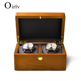 Boxes Oirlv Watch Box Solid Wood Jewellery Box Watch Storage Box Storage Display Rack Snap Jewellery Packaging