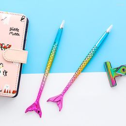 1pc Korea Cute Mermaid Ballpoint Pen Ball Creative Stationery Signature Student Supplies Gift