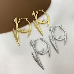Knot LONDANY earrings European and American minority Punk Gothic personalized throwing knife shape earrings JEWELRY