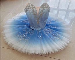 Dancewear Adult children's professional ballet performance dress Bluebird women's dress tutu competition dance dress performance Customise 230520