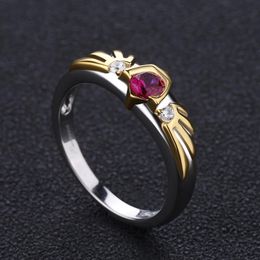Rings Zelda Goron's Ruby Hylian Shield Inspired Sterling 925 Silver Ring