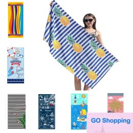 Beach Towel Ultra Soft Microfiber Beachs Towels For Adults Personalised Super Absorbent Quick Dry Pool