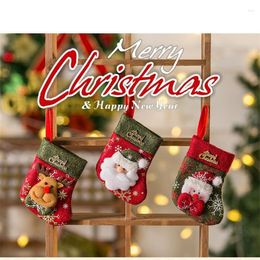 Men's Socks Christmas 2023 Men Harajuku Warm Santa Claus Gifts Container Fun 1pair Retro Sweet Multi-color Snowman Cute Kawaii Red