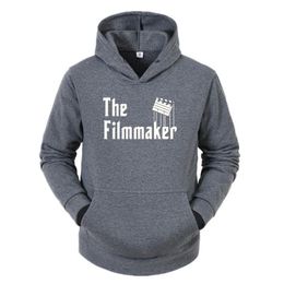 Men's Hoodies & Sweatshirts Funny Filmmaker Film Director Editing Films Hoodie Autumn Winter Style Fashion Men Long Sleeve Oversized