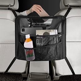 Car Organiser Net Pocket Holder Purse Between Seats Mesh Backseat For Handbag Pouch Storage Netting