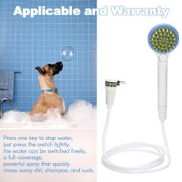 Sprayers Shower Dog Pet Shower Head Handheld Cat Bathing Shower Tool For Pets Hot Dog Sprayer Bathing Washing Hair with 2M Long Hose