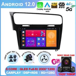 For Volkswagen VW Golf 7 MK7 GTI 2011-2021 Car Radio Carplay HD Multimedia Android 12 Auto Qualcomm GPS Stereo 2din Video Player-3