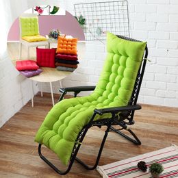 Cushion/Decorative Pillow Long Cushion Recliner Chair Thicken Couch Seat Pads Garden Lounger Mat 230520