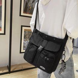 Evening Bags Student School Sac Handbag Japanese Messenger Bag Women Multi-layer Pockets Shoulder Fashion Simple Crossbody