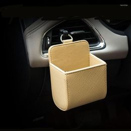 Car Organiser PU Leather Socket Vents Trash Can Phone Seat Bag Storage For 1 2 3 4 5 6 7 Series X1 X3 X4 X5 X6 325 328 F30 F35