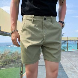 Men's Shorts High Quality Summer Suit Shorts Men Clothing 2022 Simple All Match Casual Straight Short Pant Homme streetwear 3XL Hot Sale AA230520