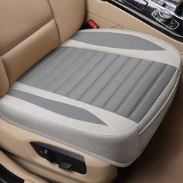 Cushions Cover Flax Cushion Seasons Universal Breathable For Most FourDoor Sedan SUV UltraLuxury Car Seat Protection AA230520