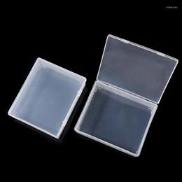 Jewelry Pouches Multifunctional Plastic PP Square Storage Box Transparent Container For Brooches Beads Ring Case Tool Packing Display