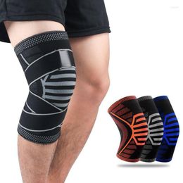 Knee Pads 1Pcs Compression Sleeve Non-Slip Nylon Sport Brace Running Soccer Basketball Fitness Joint Protector Leg