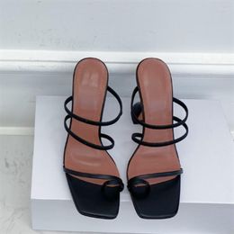 Heel High Elegant Shoes Sandals Женщины свадьба Zapatos Mujer Dress Party Square Toe Chaussure Femme Сексуальное качество пляж 224228848