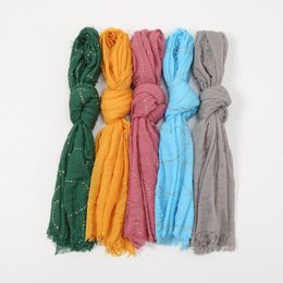 Scarves Women Plain Maxi Hijab Scarf Soft Soild Muslim Shawls Wraps Lady Viscose Head Scarfs Fashion ScarvesScarves