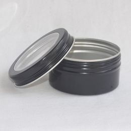 80g empty aluminium cream jars,cosmetic case jar,80ml aluminum tins, metal lip balm container ,Window opening aluminum box