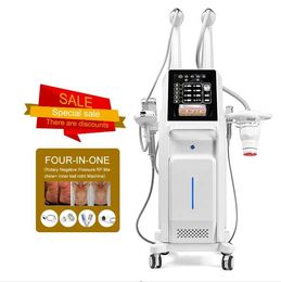 Salone use 6 in 1 Vacuum Roller+6MHZ Radio Frequency+180 Mechanical Rotation+Led Full Body Shaping Facial Lift Lymphatic Drainage Device original quality