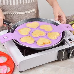 Ei Pfannkuchen Ring Antihaft Pfannkuchen Maker Form Silikon Eierkocher gebraten Former Omelett Formen Küche Backen