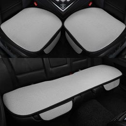 Cushions Summer Cover Breathable Ice Silk Four Seasons Car Seat Cushion Protector Front Pad Fit for Most Cars AA230520